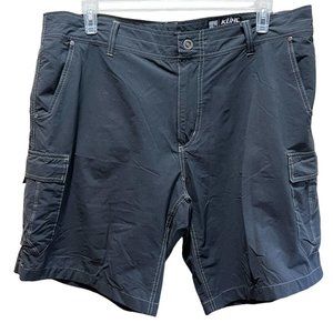 Kuhl Shorts 40 Nylon Cargo Hiking Outdoor Wicking Quick Dry Gray Mens  B42